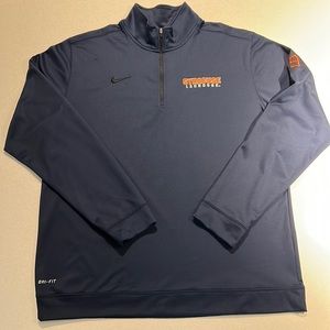 Syracuse Lacrosse quarter-zip Men’s Nike Dri-fit Pullover Navy Size XL